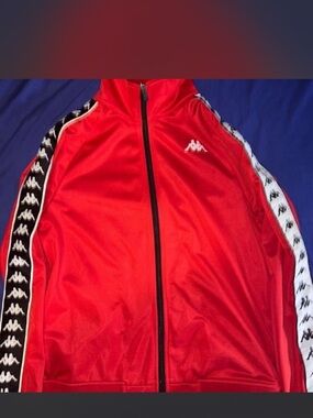 Kappa Red Logo Tape Sport Top